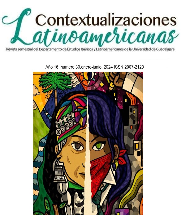 					Ver Vol. 1 Núm. 30 (17): Contextualizaciones Latinoamericanas Número 30 enero-junio 2024
				
